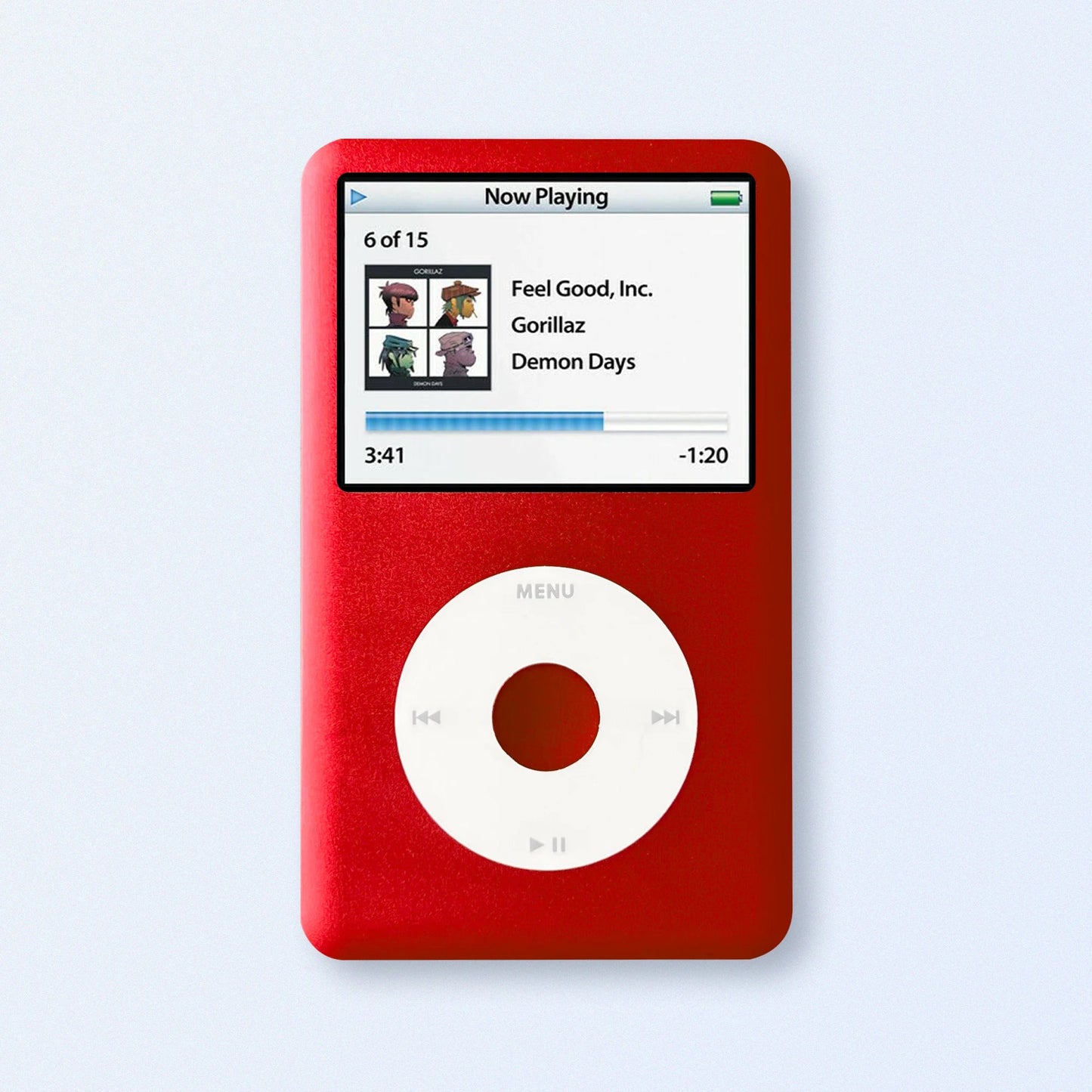 Bluetooth modded iPod Classic 7th Gen Red upgraded SDXC Personalised Media Player