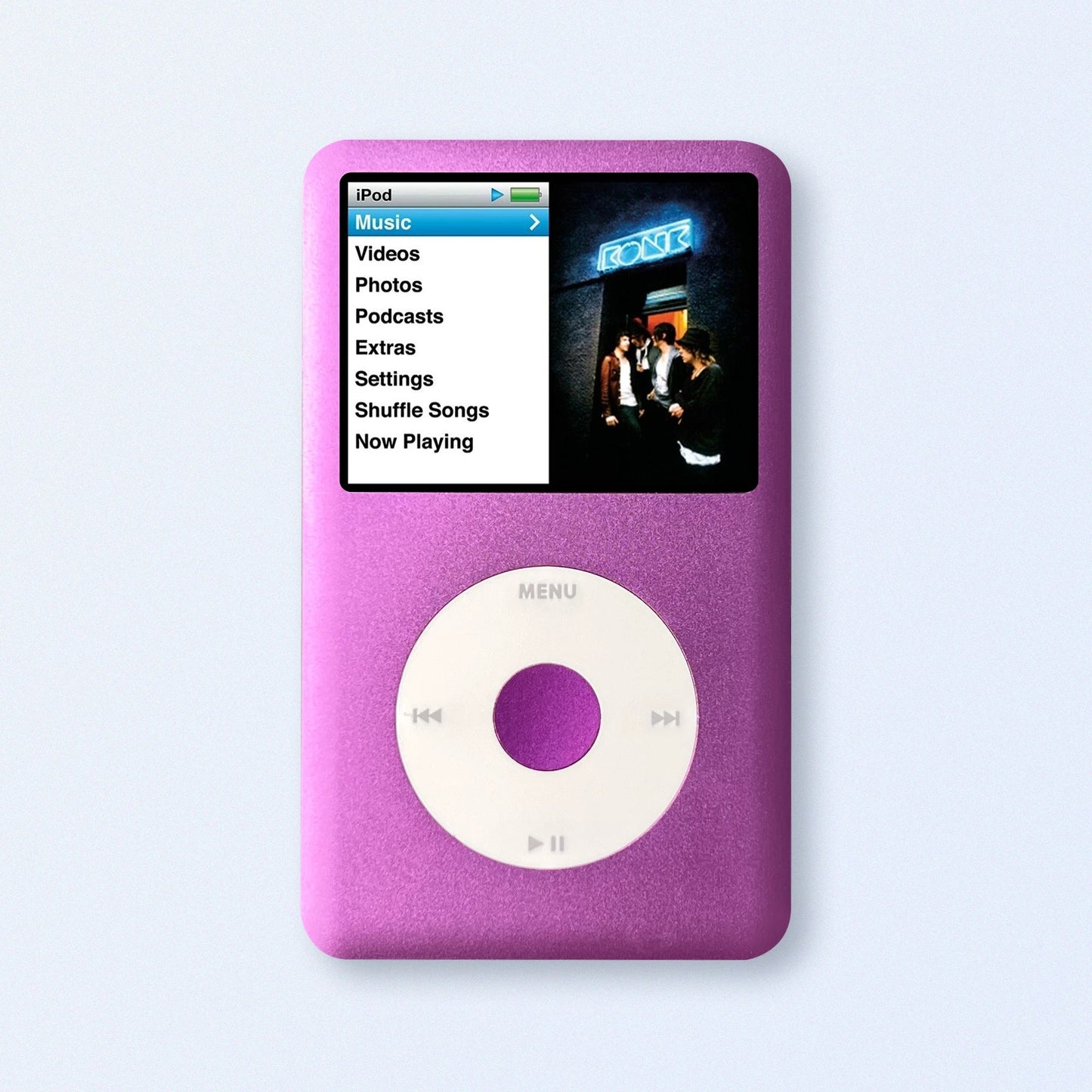 Bluetooth modded iPod Classic 7th Gen Purple upgraded SDXC Personalised Media Player