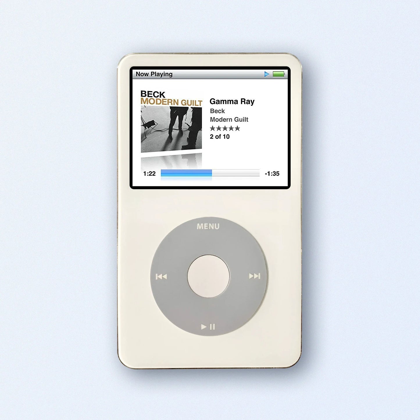 Bluetooth iPod Video 5th Generation White upgraded with SDXC Card