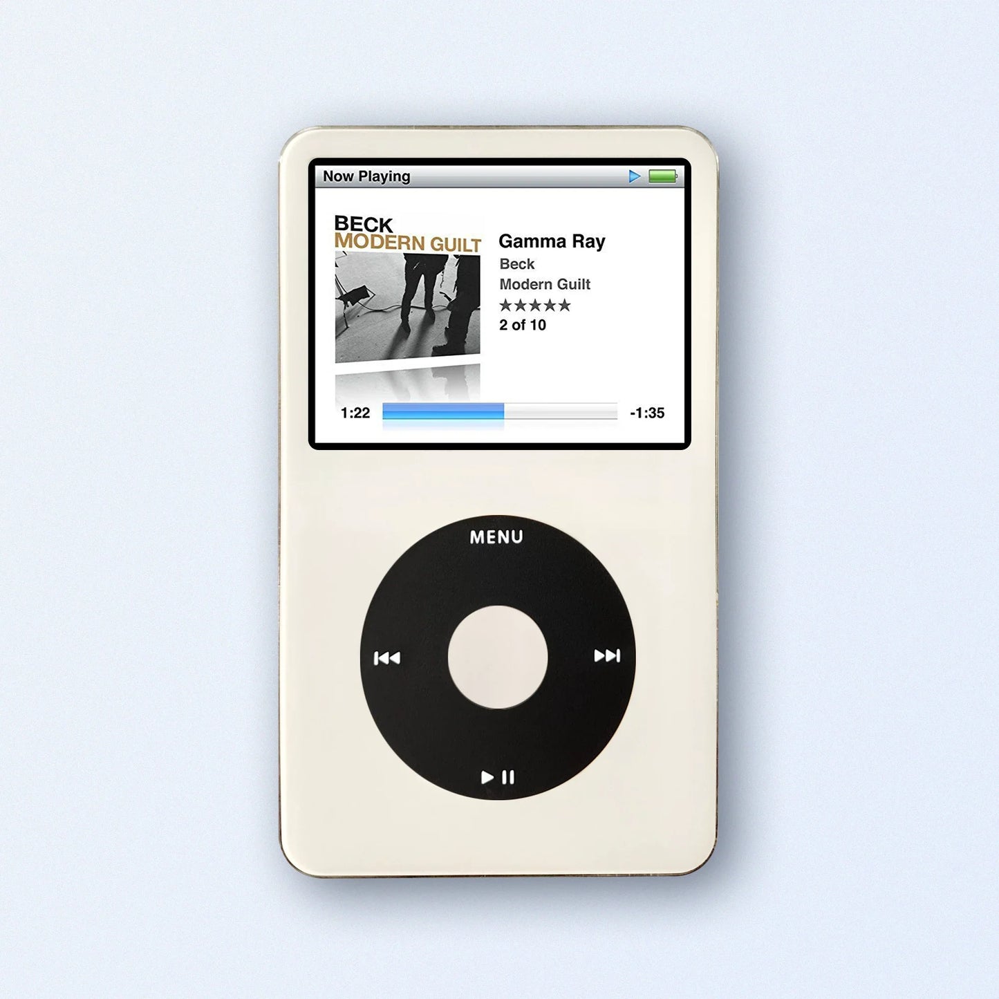 Bluetooth iPod Video 5th Generation White upgraded with SDXC Card