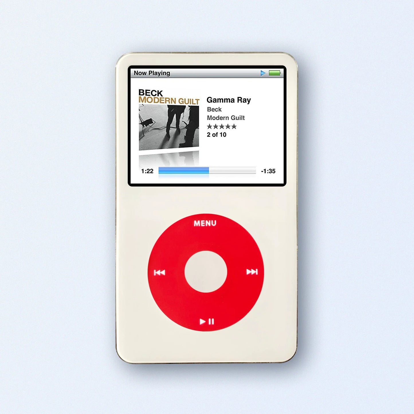Bluetooth iPod Video 5th Generation White upgraded with SDXC Card