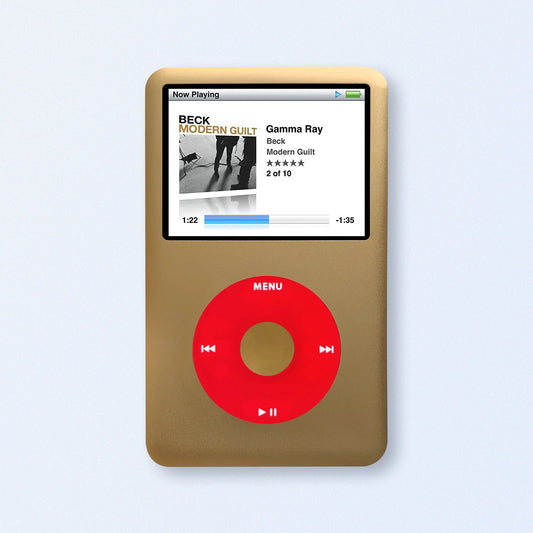 Bluetooth modded iPod Classic 7th Gen Gold upgraded SDXC Personalised Media Player