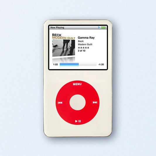 Bluetooth iPod Video 5th Generation White upgraded with SDXC Card