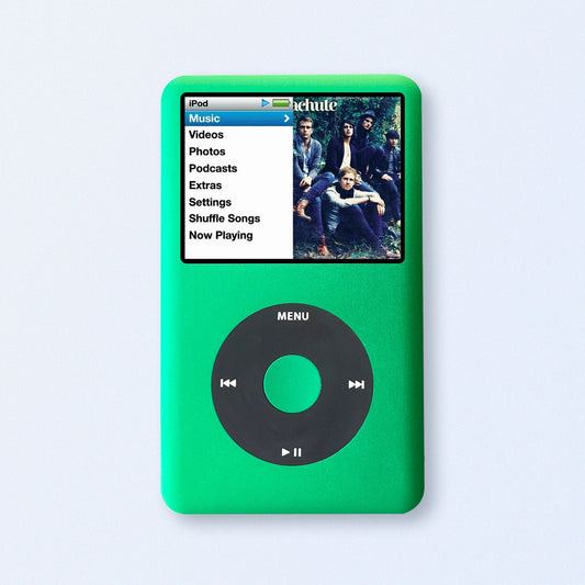 Bluetooth modded iPod Classic 7th Gen Green upgraded SDXC Personalised Media Player
