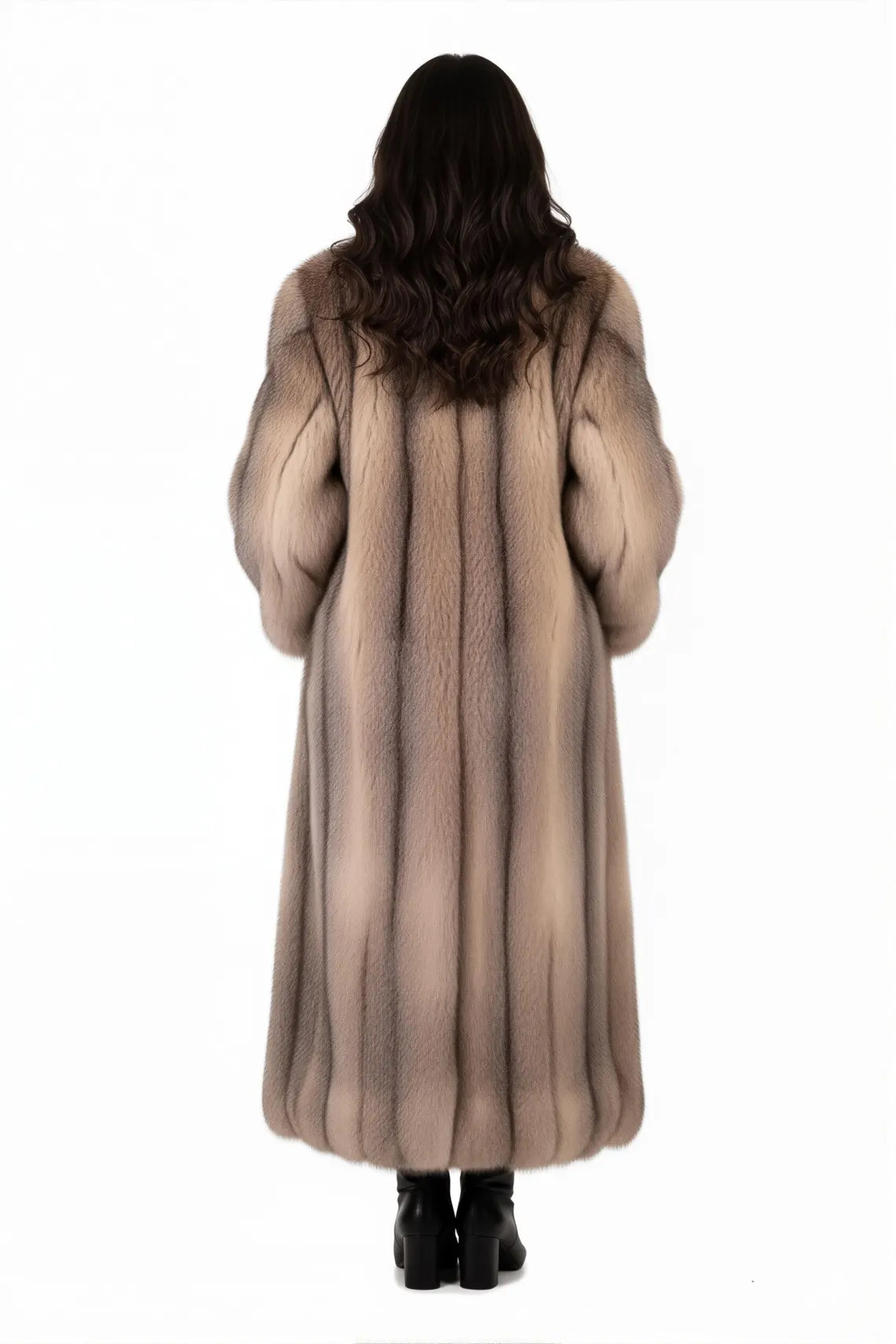 Womens Winter Full Length Fur Coat - Faux Fur Overcoat - Winter Warm Long Coat - Women Street Wear Fashion